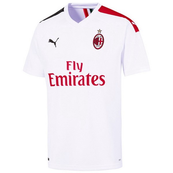 Camiseta AC Milan Replica Segunda Ropa 2019/20 Blanco